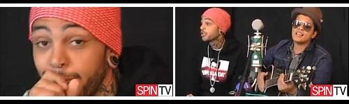 Travie McCoy feat Bruno Mars, live @ Spin Session (video) +  We'll Be Alright (new single / audio)