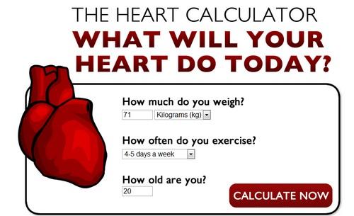 coeur calculer Calculer votre coeur, que va til faire aujourdhui ?