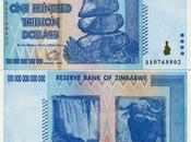 billet milliards dollars paroi plus chère monde. Zimbabwe.