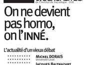 Conférence-débat Balthazart-Dorais l'ULB mai: devient homo, l'inné