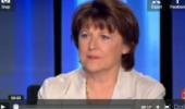 Retraites : Martine Aubry au JT de France 2