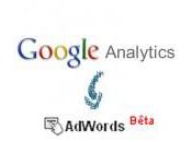 Google Analytics nouvelles données d'Adwords Béta