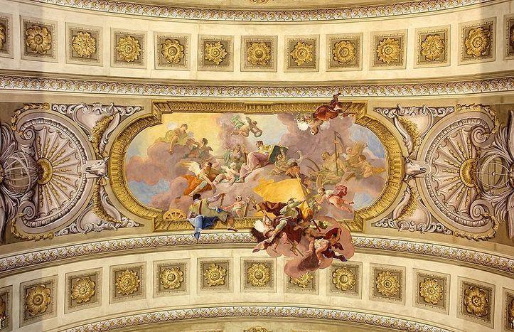 L'IMAGE DU JOUR: Fresque de la Bibliothèque nationale autrichienne