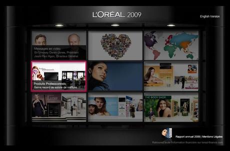 L'Oréal - Rapport annuel 2009 interactif