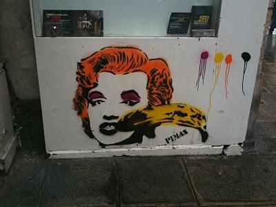Marylin version street art