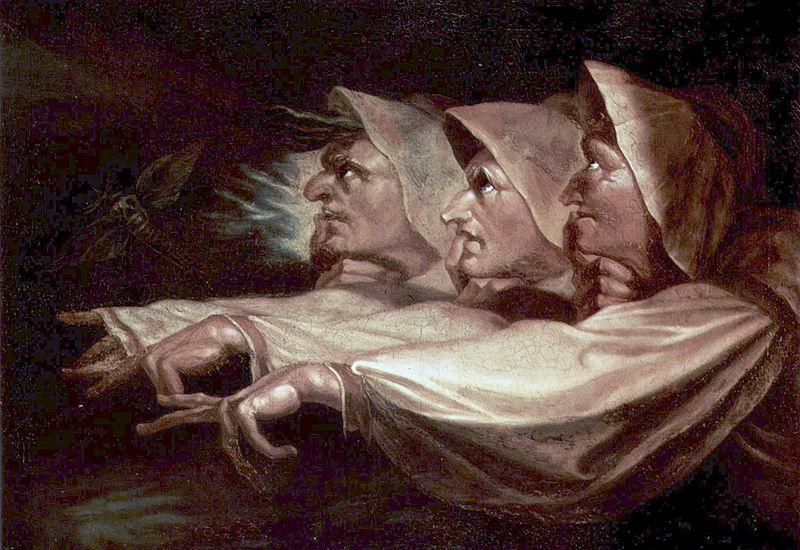 Les Trois Sorcières de Macbeth, par Johann Heinrich Füssli, 1783