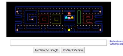 Pacman Google : Enorme !