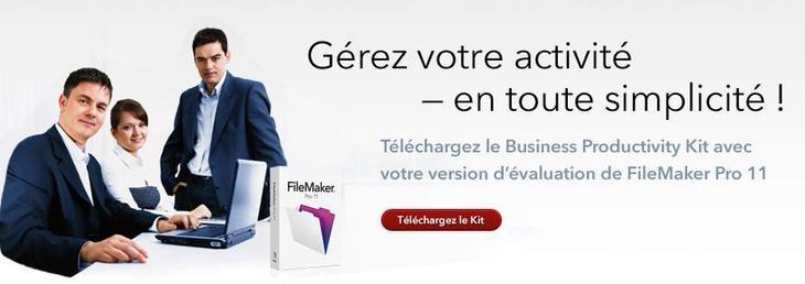 FileMaker annonce le nouveau Business Productivity Kit...