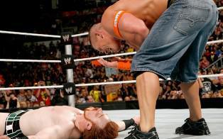 John Cena met Sheamus KO