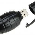 hand grenade usb drive 150x150 Le meilleur des clefs USB : design et insolites