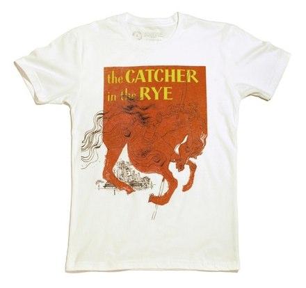 Catcher in the Rye book cover t-shirt