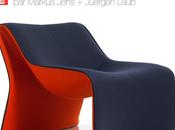 Cloth Jehs Laub pour Cassina, lounge chair accents vintage