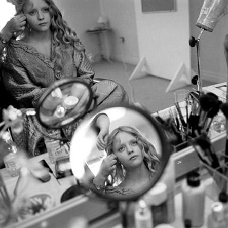 Christina Ricci par Mary Ellen Mark, sur le tournage de Sleepy...