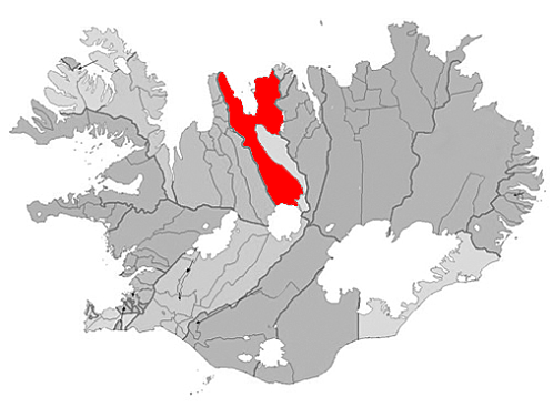 Skagafjordur map