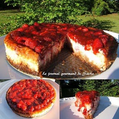 Cheesecake aux framboises