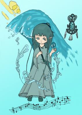 Magicienne de l'eau