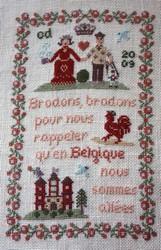 Une jolie grille gratuite pour nos amies belges