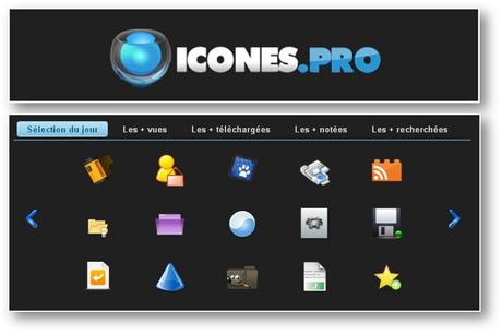 [vu sur le net] 200 000 icônes disponibles sur ICONES.PRO