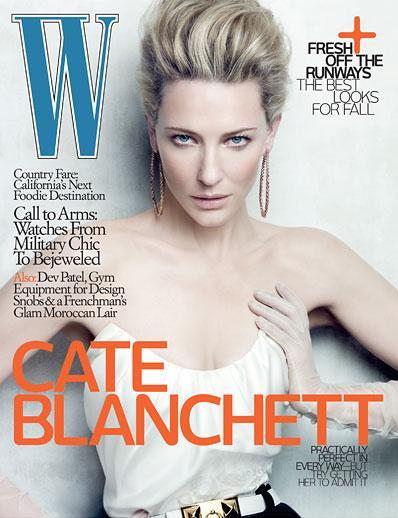 [couv] Cate Blanchett pour W Magazine