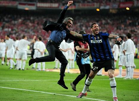 Jose Mourinho et Marco Materazzi