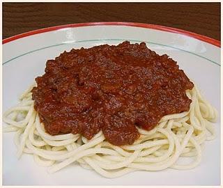 Sauce à spaghetti sucrée, épicée