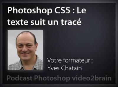 Suivre un tracé avec le texte