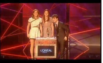 National Movie Awards 2010: Emma Watson, Daniel Radcliffe et Bonnie Wrigth National Movie Awards 2010: Emma Watson, Daniel Radcliffe et Bonnie Wrigth