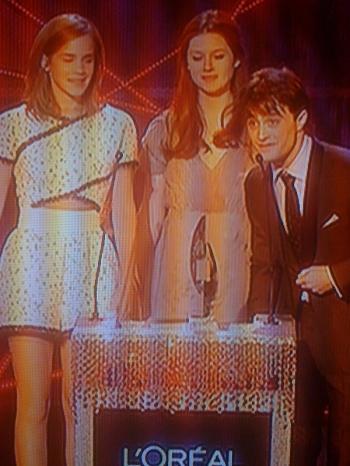 National Movie Awards 2010: Emma Watson, Daniel Radcliffe et Bonnie Wrigth National Movie Awards 2010: Emma Watson, Daniel Radcliffe et Bonnie Wrigth