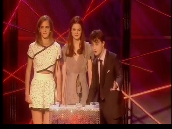 National Movie Awards 2010: Emma Watson, Daniel Radcliffe et Bonnie Wrigth