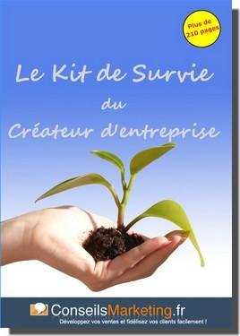 Le kit de survie du créateur d'entreprise gratuit sur marketing.fr.