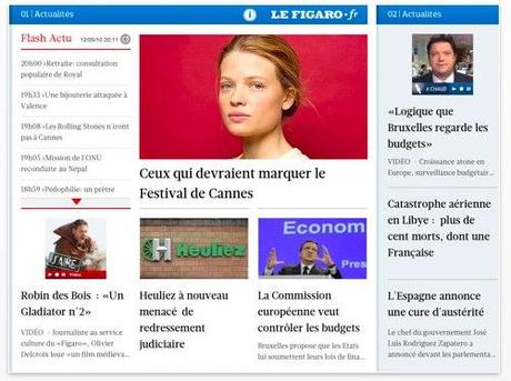 Le Figaro sur iPad