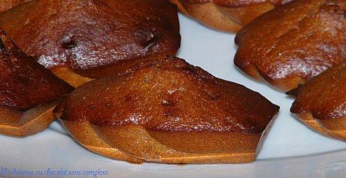 madeleines au chocolat