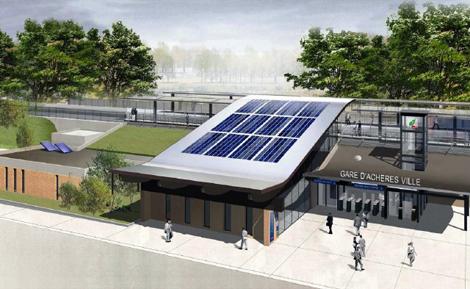 La première gare écologique de France inaugurée dans les Yvelines