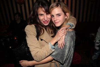 Caroline Sieber avec Emma Watson