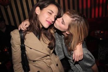 Caroline Sieber avec Emma Watson