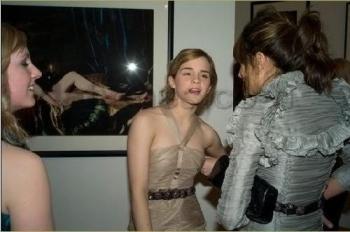 Caroline Sieber avec Emma Watson