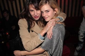 Caroline Sieber avec Emma Watson