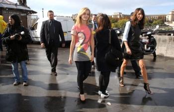 Caroline Sieber avec Emma Watson