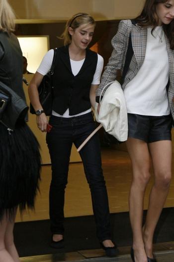 Caroline Sieber avec Emma Watson