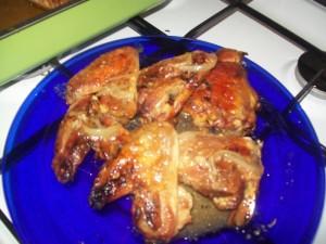 Cuisses et ailes de poulet au vinaigre balsamique – de Doubel