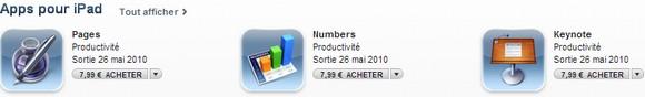 iWorks et iBooks sont arrivés sur l’App Store français