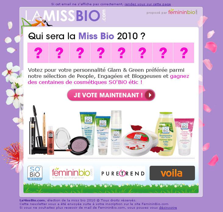 Un vote pour la bonne cause !