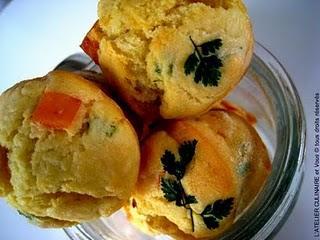 Mini-Muffins  Saumon fumé et Cerfeuil