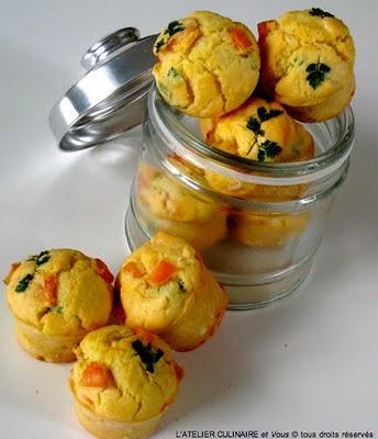Mini-Muffins  Saumon fumé et Cerfeuil