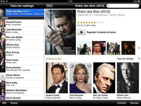 imdb ipad 10 applications gratuites pour votre iPad