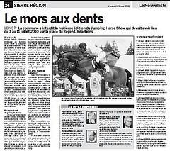 Le Jumping Horse Show passe à la trappe