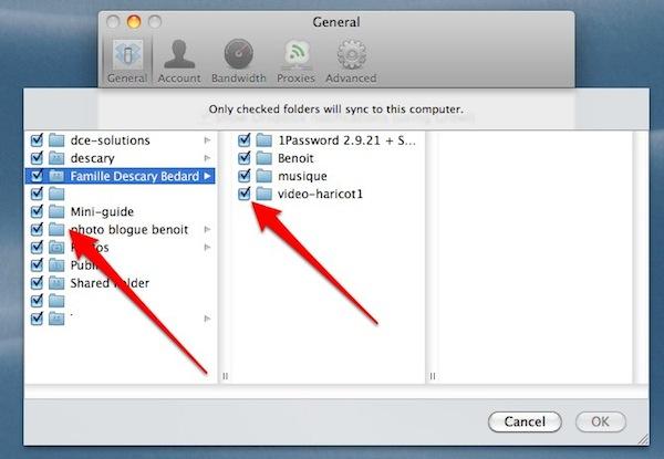 dropbox dossiers Dropbox: synchronisez les répertoires de votre choix!