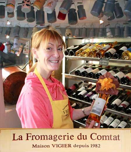 Madame Vigier, fromagerie du comtat