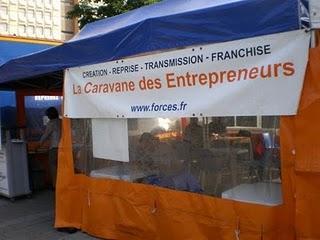Plein soleil  pour l'étape de la Caravane des Entrepreneurs à Strasbourg