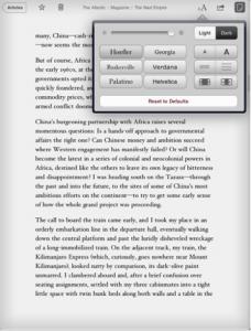 Instapaper pour iPad.
